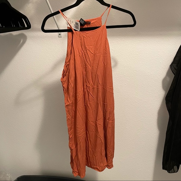 Rust Trapeze Cami Dress - Picture 6 of 6